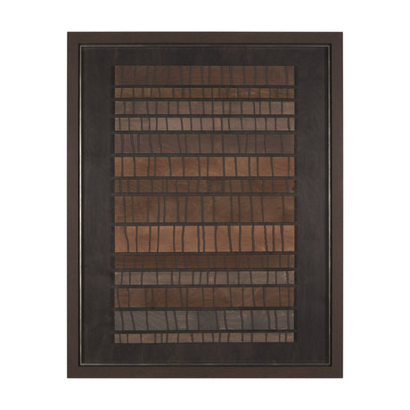 Timber Mosaic by Studio M a Handmade Original Framed Artwork by Mercana at Eve Furniture