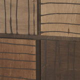 Timber Mosaic II by Mercana Studio Handmade Original Framed Artwork Matted by Mercana at Eve Furniture