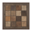 Timber Mosaic II by Mercana Studio Handmade Original Framed Artwork Matted by Mercana at Eve Furniture