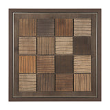 Timber Mosaic II by Mercana Studio Handmade Original Framed Artwork Matted by Mercana at Eve Furniture