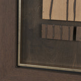 Timber Mosaic III by Mercana Studio Handmade Original Framed Artwork Matted by Mercana at Eve Furniture