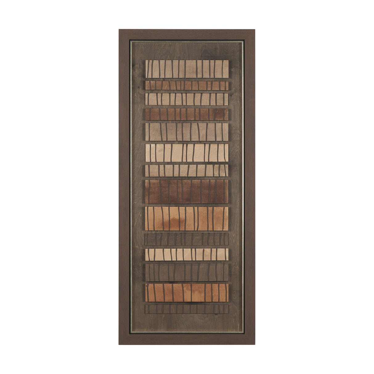 Timber Mosaic III by Mercana Studio Handmade Original Framed Artwork Matted by Mercana at Eve Furniture
