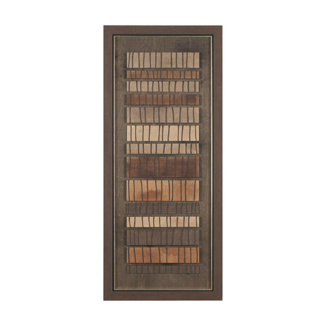 Timber Mosaic III by Mercana Studio Handmade Original Framed Artwork Matted by Mercana at Eve Furniture