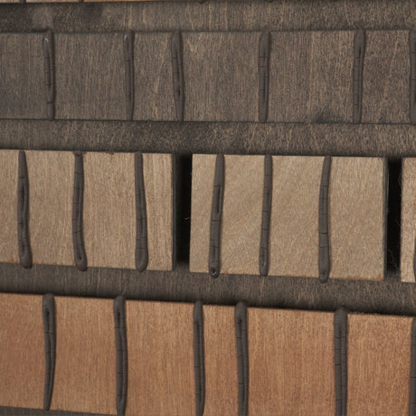 Timber Mosaic IV by Mercana Studio Handmade Original Framed Artwork Matted by Mercana at Eve Furniture