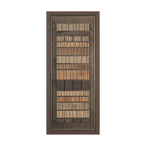 Timber Mosaic IV by Mercana Studio Handmade Original Framed Artwork Matted by Mercana at Eve Furniture