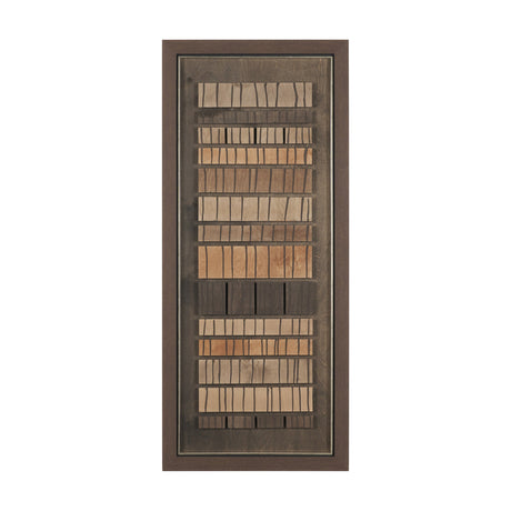 Timber Mosaic IV by Mercana Studio Handmade Original Framed Artwork Matted by Mercana at Eve Furniture