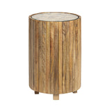 Timberline Brown Accent Table by Crestview at Eve Furniture