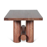Timbers Barrel 94" Dining Table in Light Vinegar Acacia by Home Trends & Design at Eve Furniture