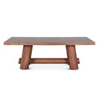 Timbers Barrel 94" Dining Table in Light Vinegar Acacia by Home Trends & Design at Eve Furniture