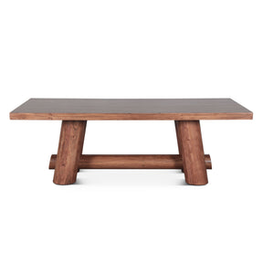 Timbers Barrel 94" Dining Table in Light Vinegar Acacia by Home Trends & Design at Eve Furniture