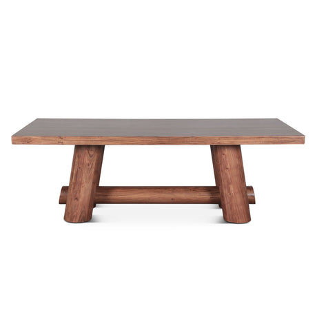 Timbers Barrel 94" Dining Table in Light Vinegar Acacia by Home Trends & Design at Eve Furniture