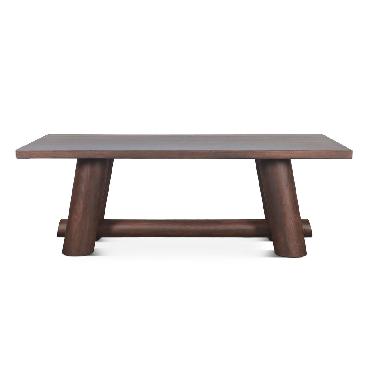 Timbers Barrel 94" Dining Table in Vinegar Acacia by Home Trends & Design at Eve Furniture