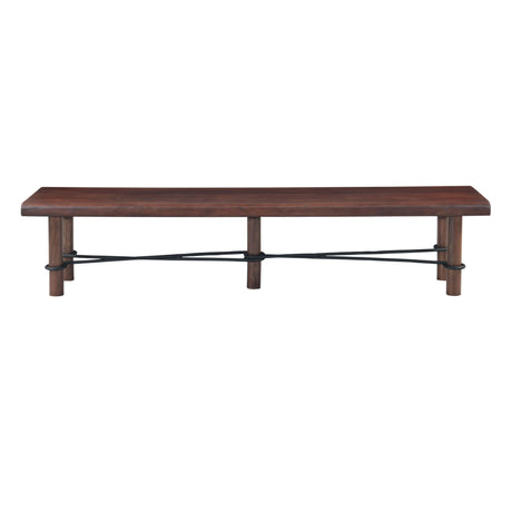 Timbers Lincoln 80" Bench in Vinegar Acacia by Home Trends & Design at Eve Furniture
