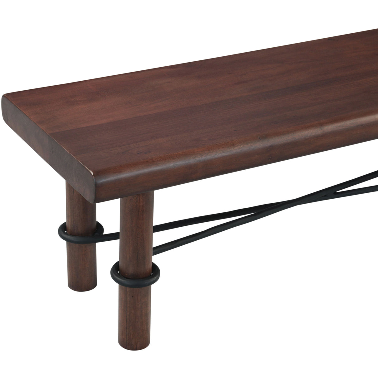 Timbers Lincoln 80" Bench in Vinegar Acacia by Home Trends & Design at Eve Furniture