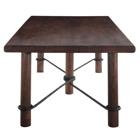 Timbers Lincoln 88" Dining Table in Vinegar Acacia by Home Trends & Design at Eve Furniture