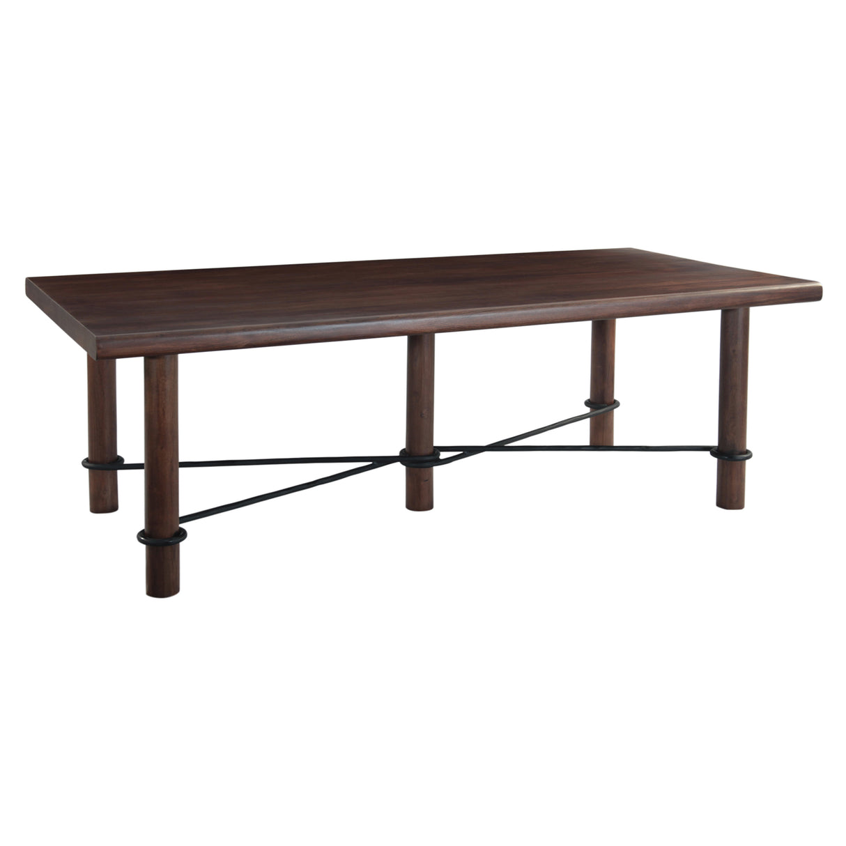 Timbers Lincoln 88" Dining Table in Vinegar Acacia by Home Trends & Design at Eve Furniture