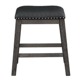Timbre Gray Counter Chair, Set of 2 by Homelegance at Eve Furniture