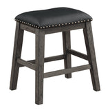 Timbre Gray Counter Chair, Set of 2 by Homelegance at Eve Furniture