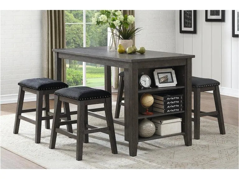 Timbre Gray Counter Height Table by Homelegance at Eve Furniture