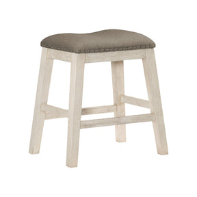Timbre Whitewash Counter Chair, Set of 2 by Homelegance at Eve Furniture