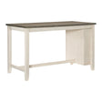 Timbre Whitewash Counter Height Table by Homelegance at Eve Furniture