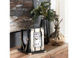 Time Flash Black/Brown Table Clock by Crestview at Eve Furniture