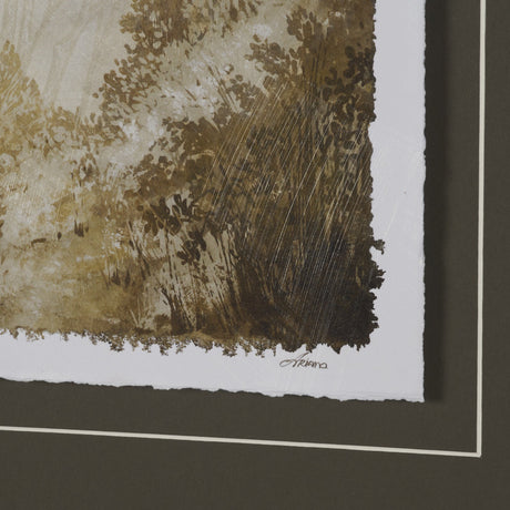 Timeless Vista III by Mercana Studio Hand Embelished Textured Framed Artwork Matted under Glass by Mercana at Eve Furniture