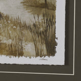 Timeless Vista IV by Mercana Studio Hand Embelished Textured Framed Artwork Matted under Glass by Mercana at Eve Furniture