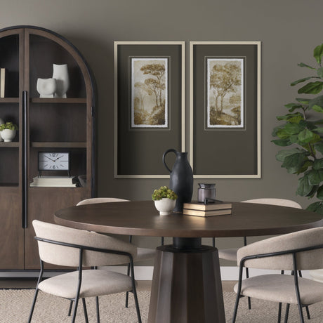 Timeless Vista IV by Mercana Studio Hand Embelished Textured Framed Artwork Matted under Glass by Mercana at Eve Furniture