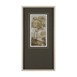 Timeless Vista IV by Mercana Studio Hand Embelished Textured Framed Artwork Matted under Glass by Mercana at Eve Furniture
