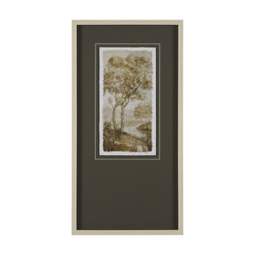 Timeless Vista IV by Mercana Studio Hand Embelished Textured Framed Artwork Matted under Glass by Mercana at Eve Furniture