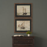 Timeless Voyage (Set of 2) by Mercana Studio Hand Embelished Framed Artwork Matted under Glass by Mercana at Eve Furniture