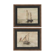 Timeless Voyage (Set of 2) by Mercana Studio Hand Embelished Framed Artwork Matted under Glass by Mercana at Eve Furniture