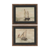Timeless Voyage (Set of 2) by Mercana Studio Hand Embelished Framed Artwork Matted under Glass by Mercana at Eve Furniture