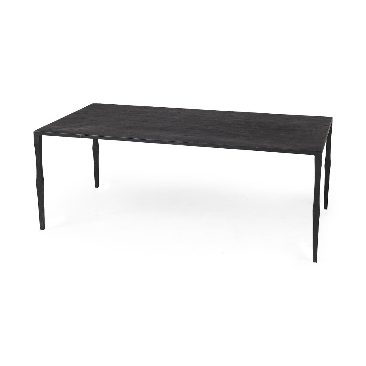 Timothy 42.0 X 22.0 X 15.5 Ebony Black Iron Coffee Table by Mercana at Eve Furniture