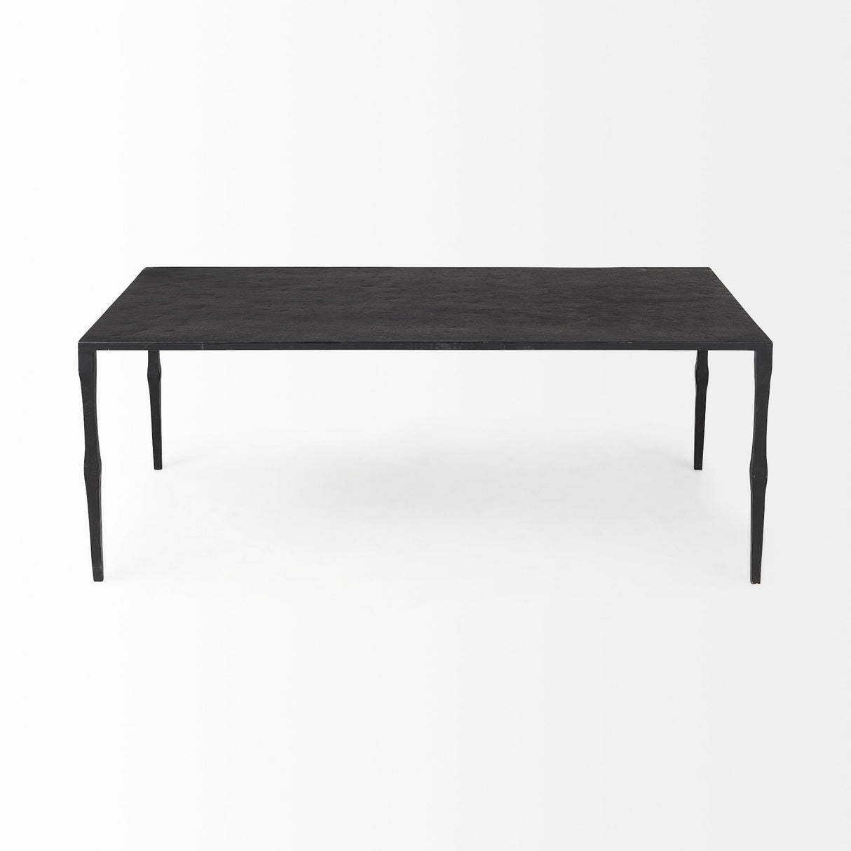 Timothy Ebony Black Iron Coffee Table by Mercana at Eve Furniture