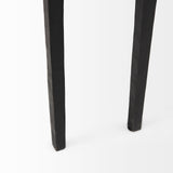 Timothy Ebony Black Iron Console Table by Mercana at Eve Furniture