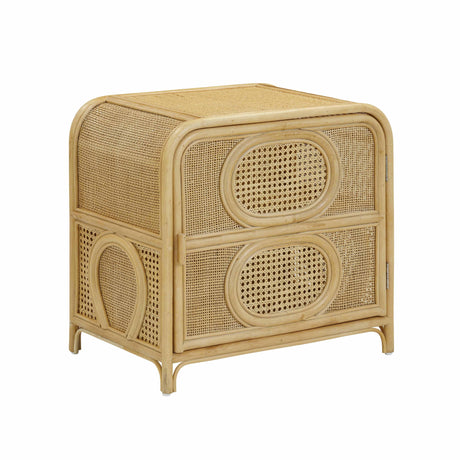 Tina Rattan Nightstand by TOV Furniture at Eve Furniture