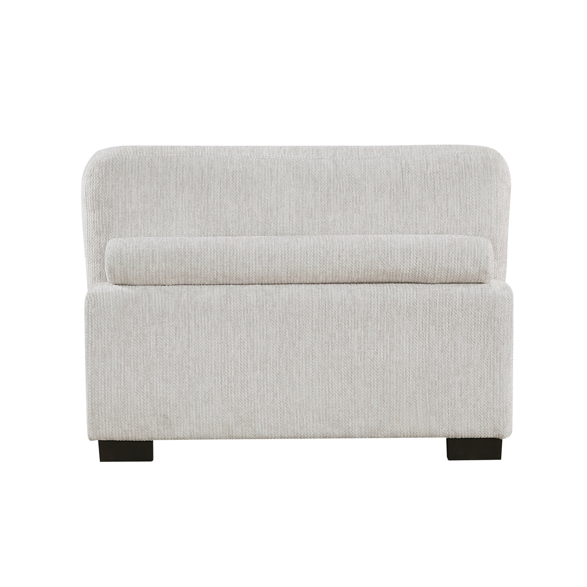 Tinley Beige Ottoman by Homelegance at Eve Furniture