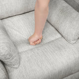 Tinley Beige Swivel Glider Reclining Chair