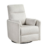 Tinley Beige Swivel Glider Reclining Chair