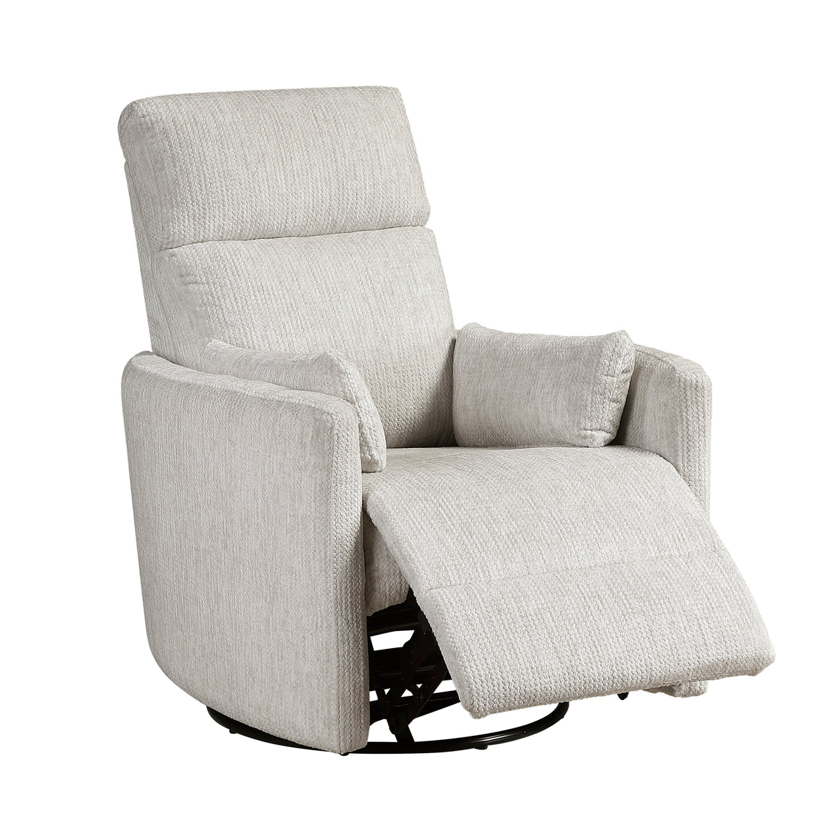 Tinley Beige Swivel Glider Reclining Chair