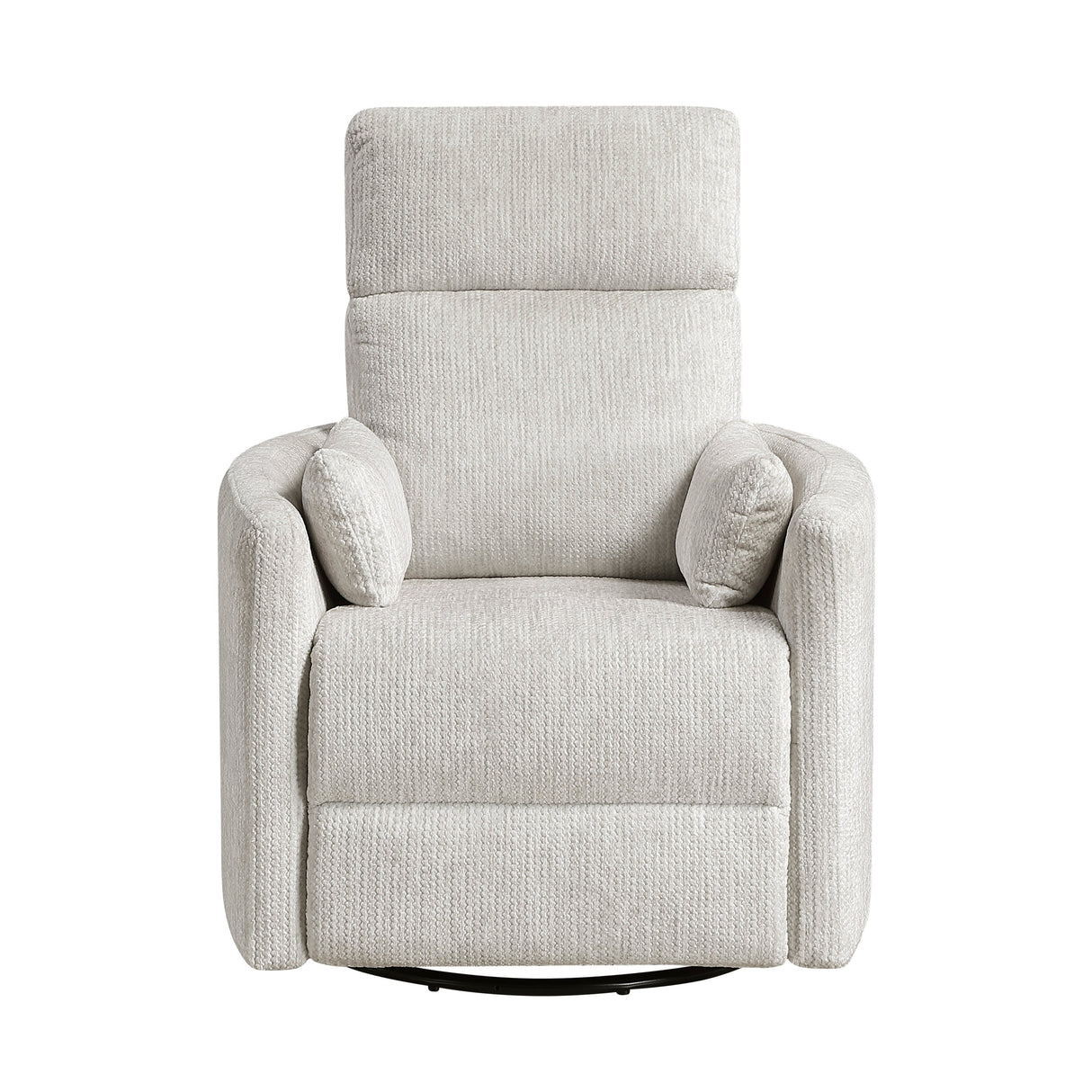 Tinley Beige Swivel Glider Reclining Chair