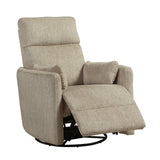 Tinley Brown Swivel Glider Reclining Chair