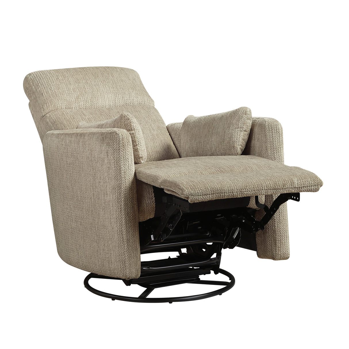 Tinley Brown Swivel Glider Reclining Chair