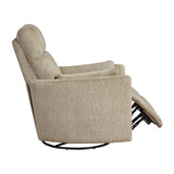 Tinley Brown Swivel Glider Reclining Chair