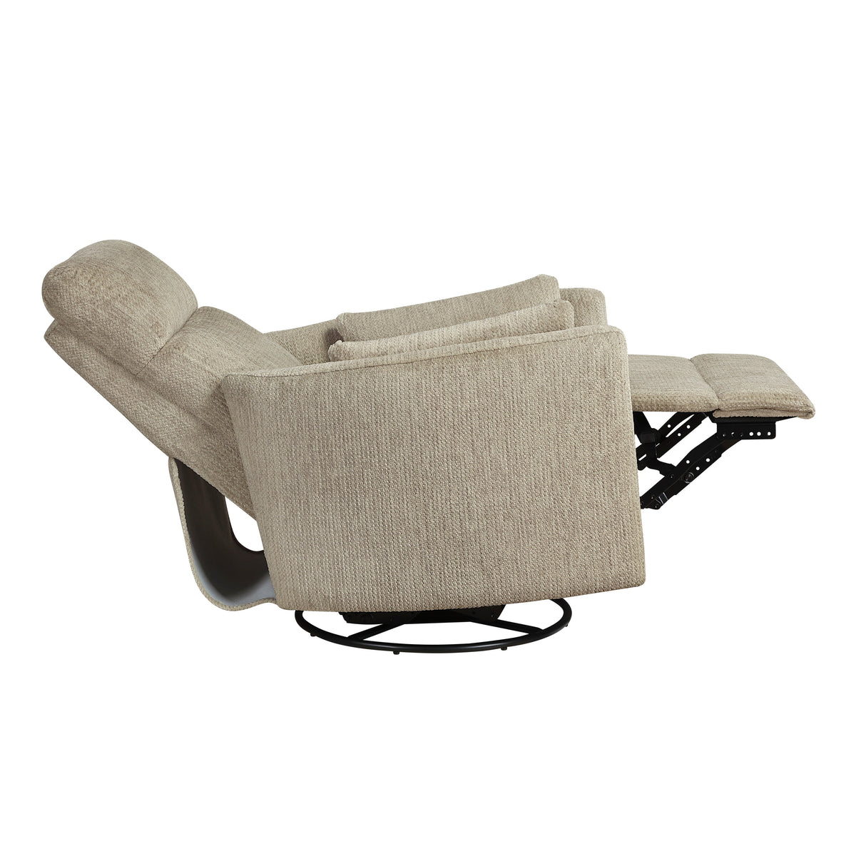 Tinley Brown Swivel Glider Reclining Chair