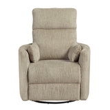 Tinley Brown Swivel Glider Reclining Chair