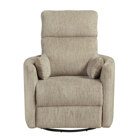 Tinley Brown Swivel Glider Reclining Chair by Homelegance at Eve Furniture