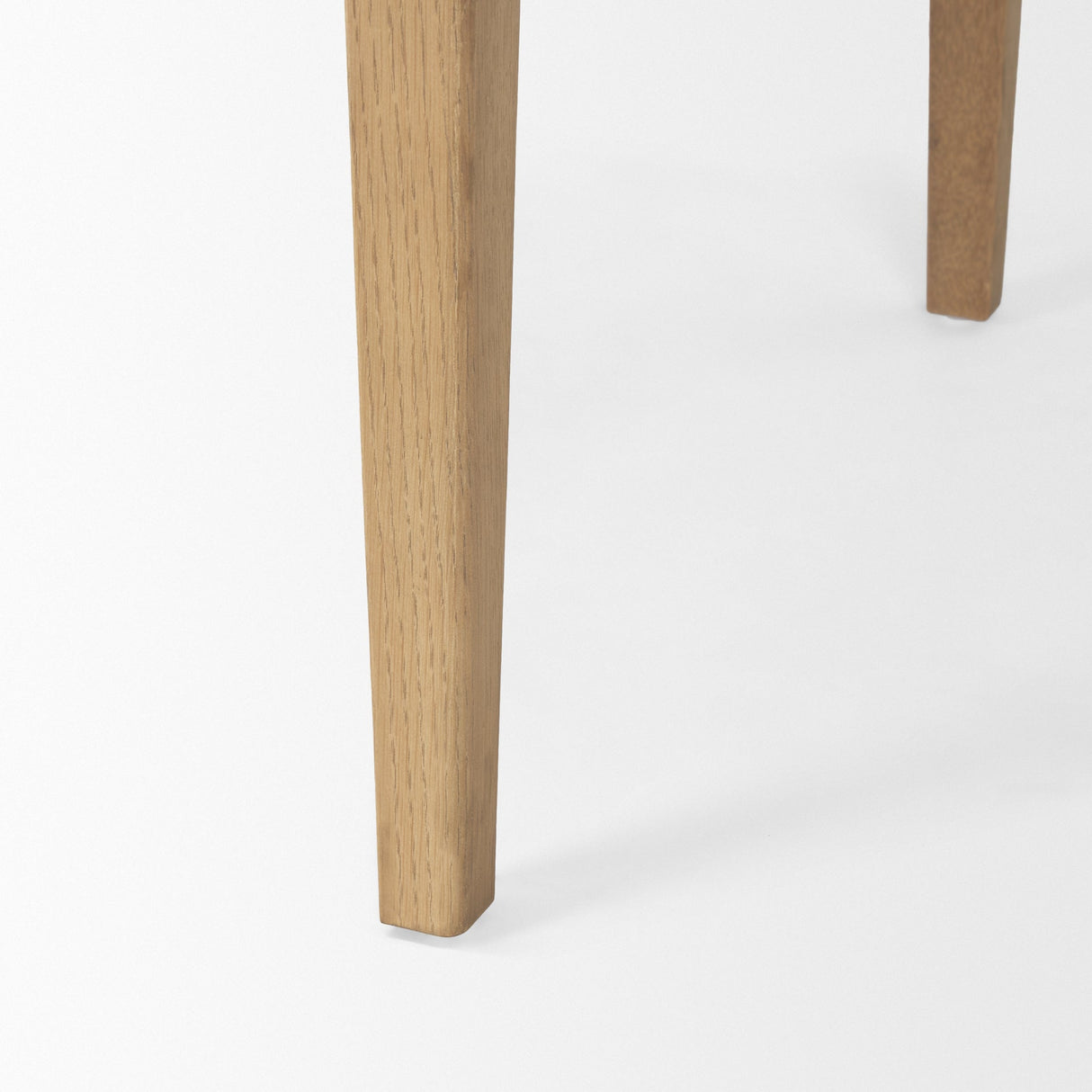 Tino Light Brown Oak Wood w/ 4 Drawers Desk by Mercana at Eve Furniture